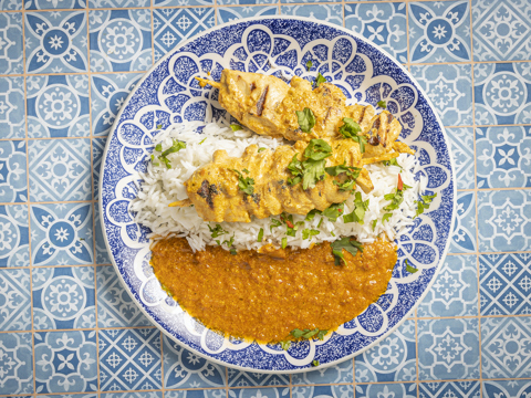 Grilled Chicken Tikka Masala Marinated In A Garlic Garamasala Yogurt With Hints Of Lemon 4